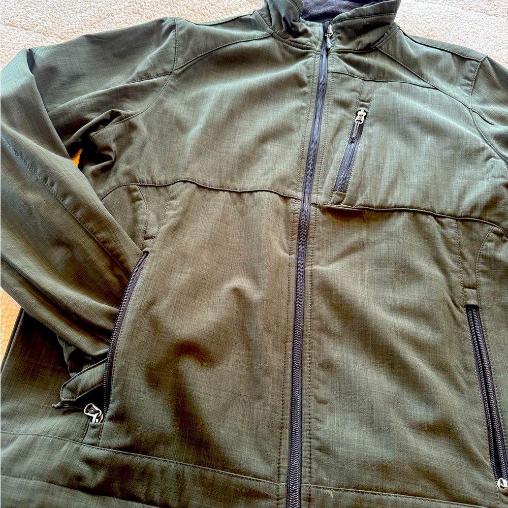 Black Diamond lined shell jacket.